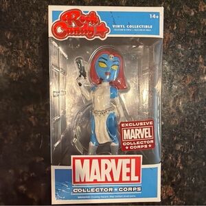 Marvel Mystique Vinyl Figure - Blue, Red & White Rock Candy NIB
